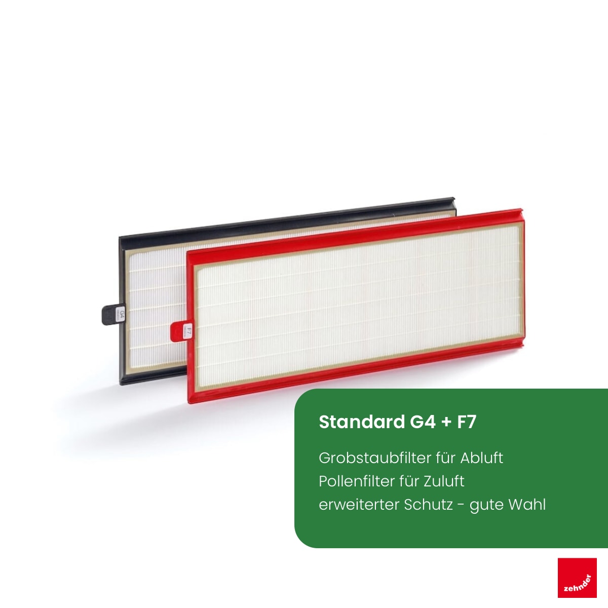 Zehnder Originalfilter-Set für ComfoAir 350/550, D350: Optimierte Filterleistung für bessere Luftzirkulation