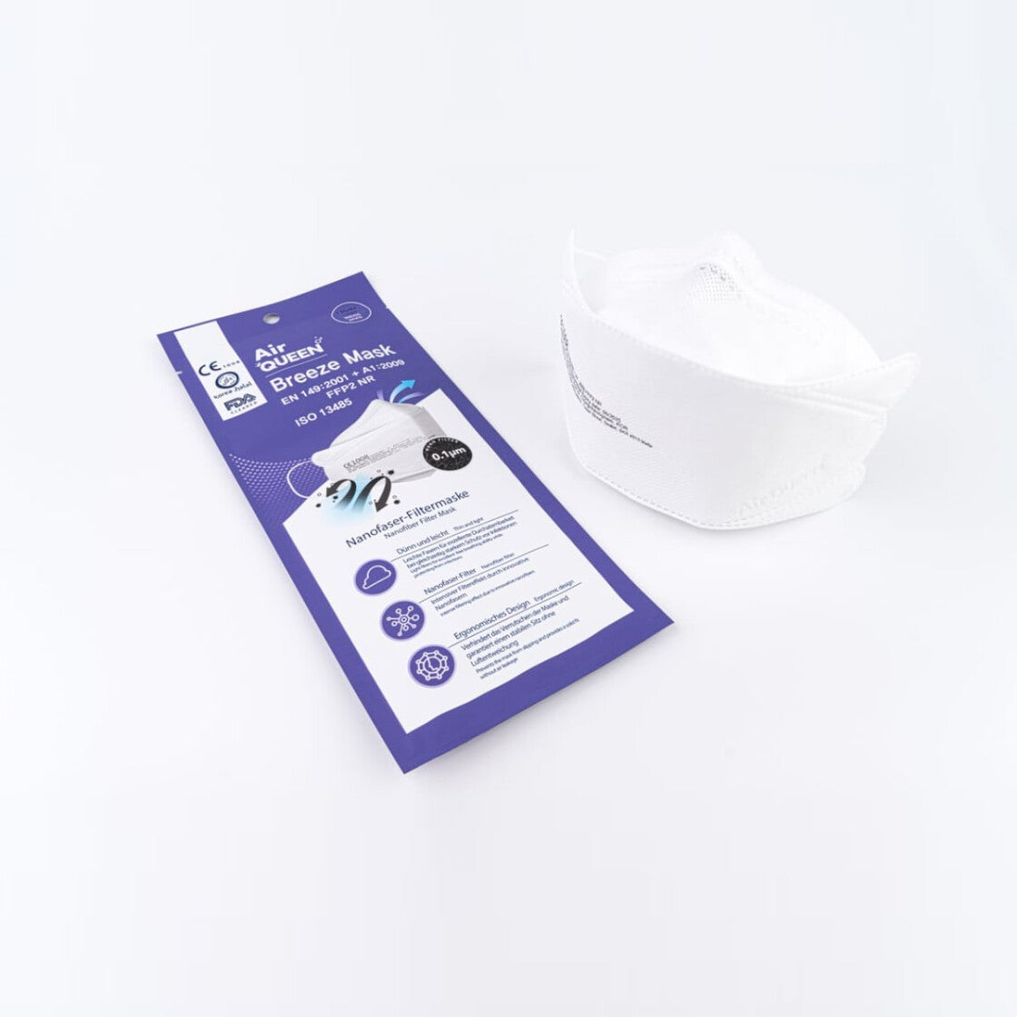 AirQueen Nanomaske FFP2 - Das Original-Paket