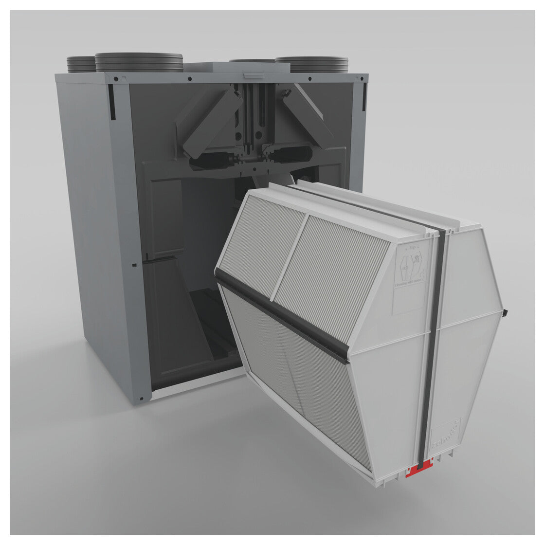 Zehnder Original ComfoAir Q350/450/600 für optimale Wärmerückgewinnung - Enthalpie Wärmetauscher