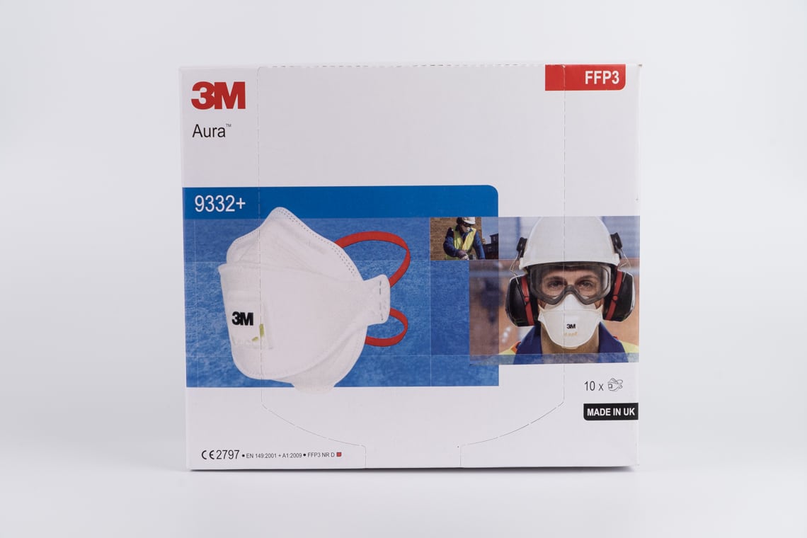 3M Aura 9332+ - Atemschutzmaske FFP3 - 10 Stk