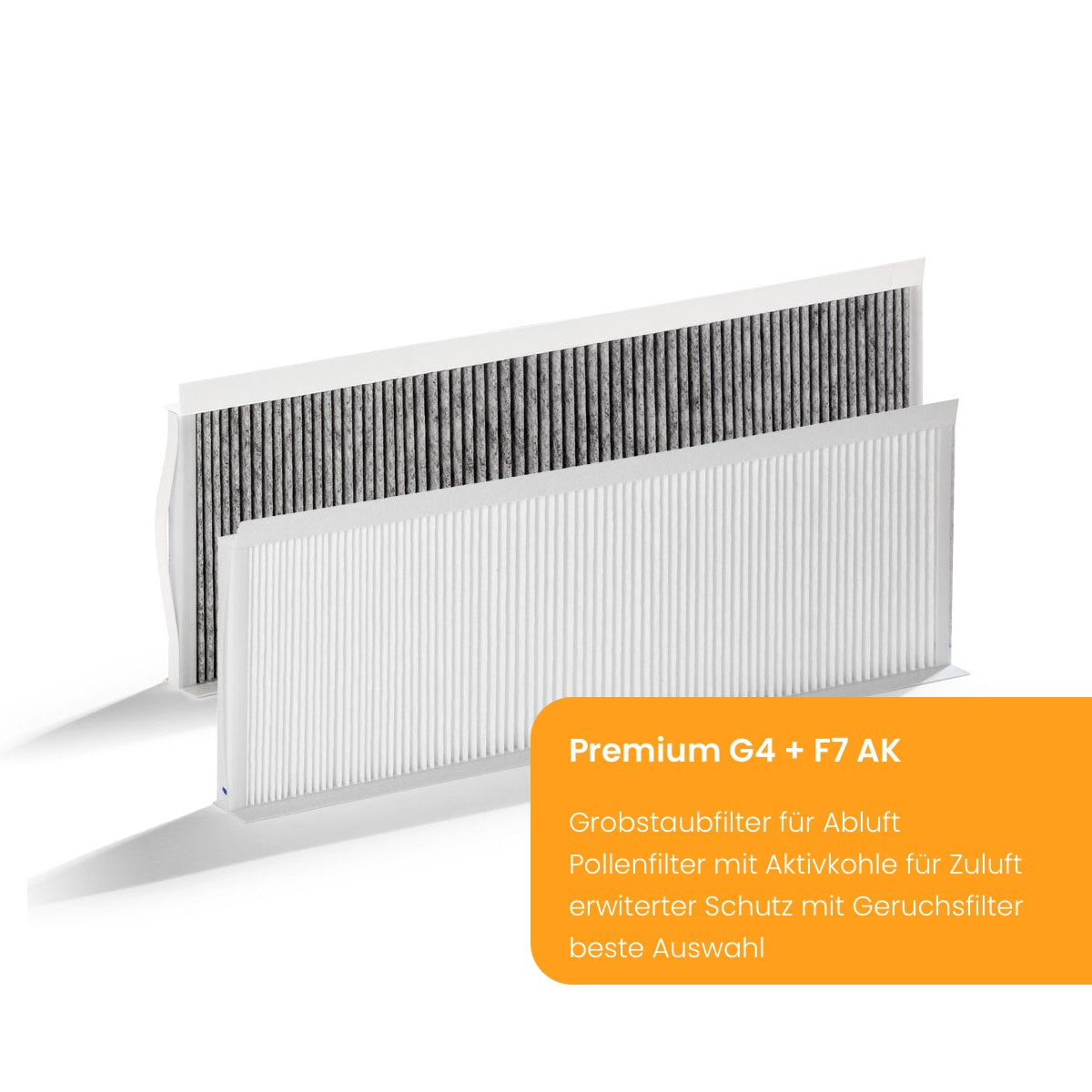 Zehnder ComfoAir Q350 / 450 / 600 - puramon Ersatzfilter-Set